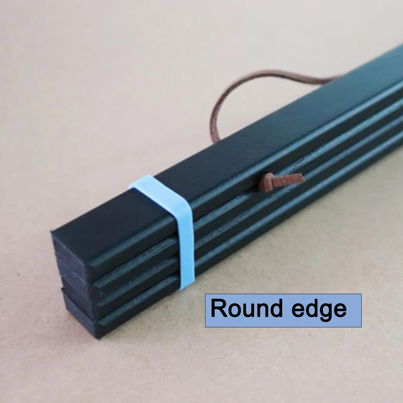 Adjustable Artwork Black Teak Wood Magnetic Poster Picture 60cm Wooden Poster Frame Hanger