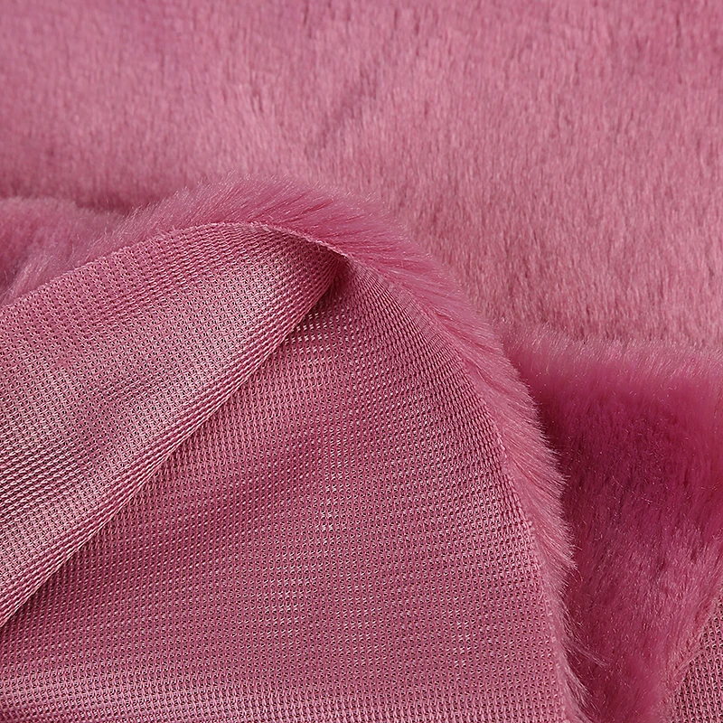 ETong Factory 15MM PV Plush South Korean Cashmere Fabric Luxury Faux Fur 100% Polyester Hometextile Fabric