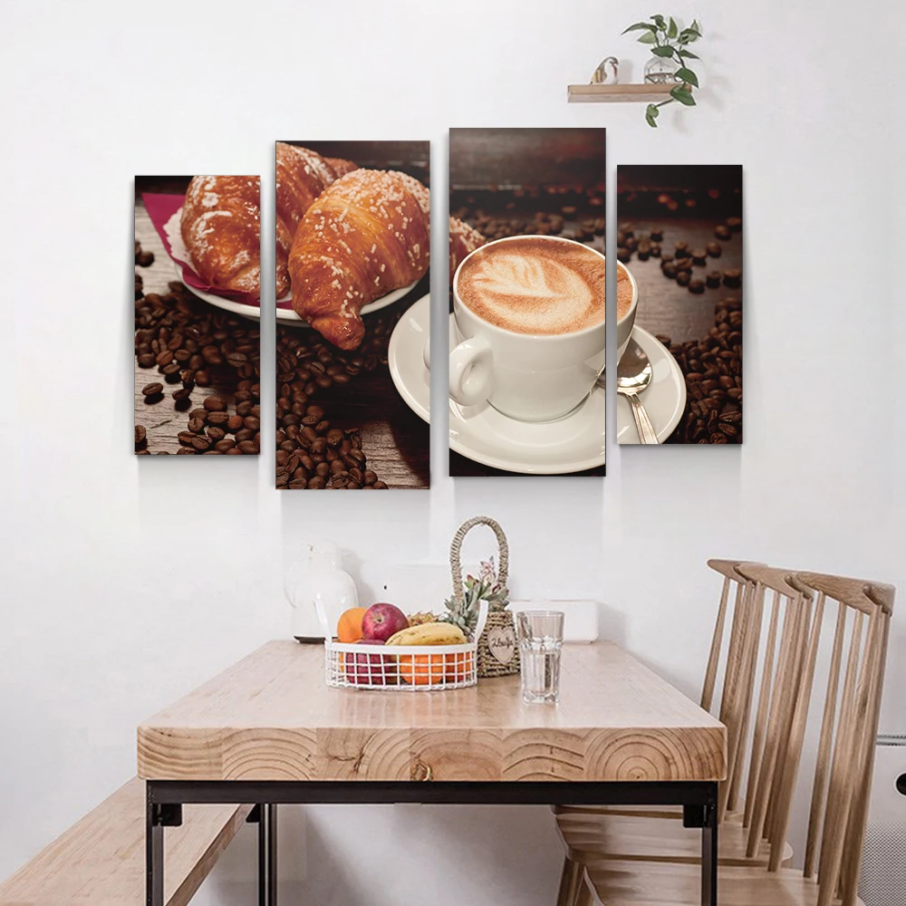 2020 new Coffee Poster art retro Retro  wall painting decorative painting for Coffee shop