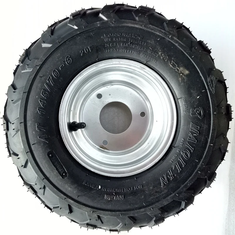 Китайский ATV/UTV/для карт, шина бескамерные 6 дюймов с ободом для 50/90/110/125cc