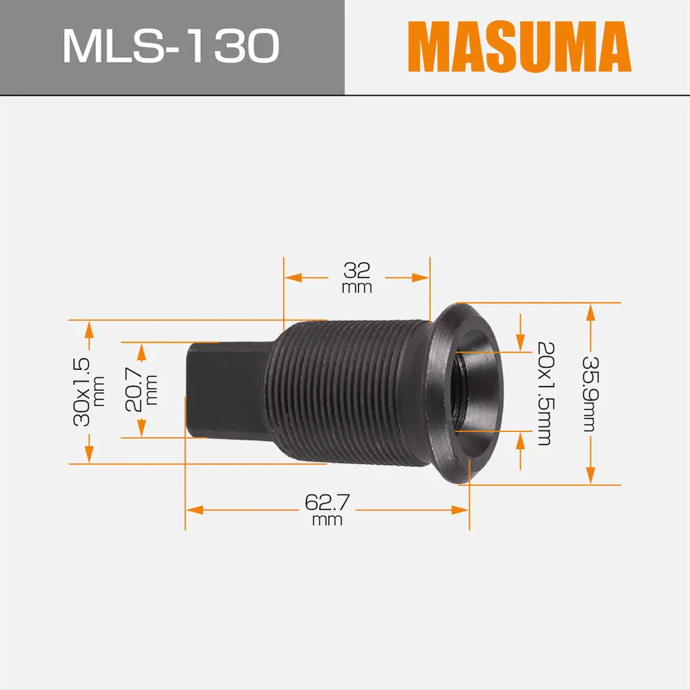 MLS-130 MASUMA Spare part Camber bolt For car ISUZU ELF 1-42335-005-0 1-42335-005-1 8-97359-805-0 1-42335-002-0 NKR