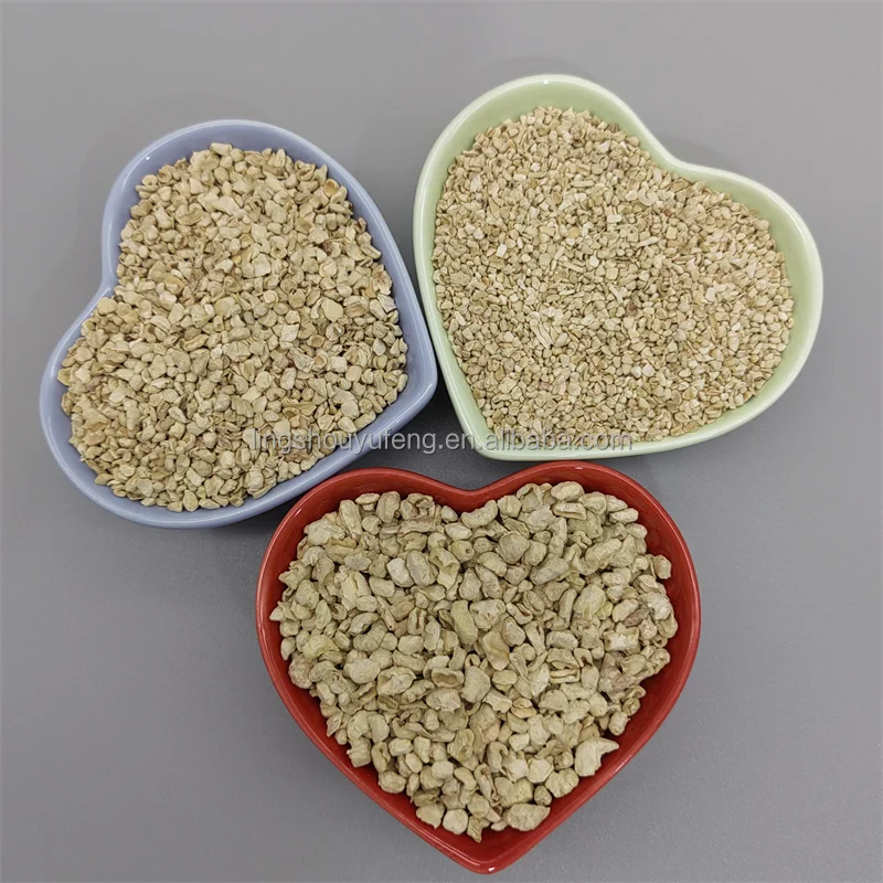 Polished corn heart pellet feed sachet filled with edible fungus culture hamster white corn cob pet bedding