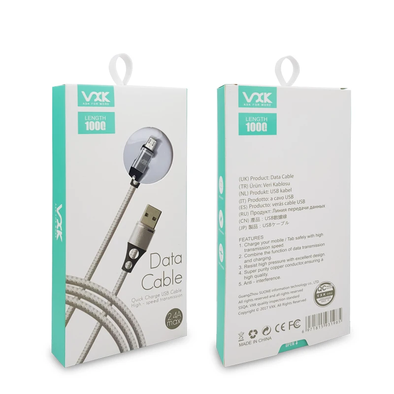 Single side slim right angle pull micro usb cable small retractable micro usb cable