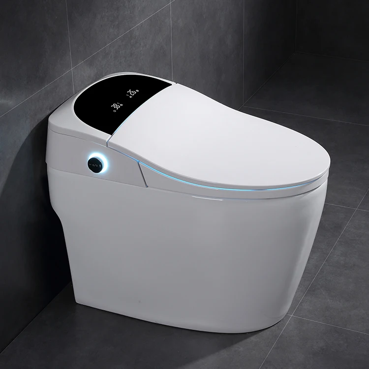 Fully automatic 110V/220V hotel one piece sanitary self clean bathroom wc electric bidet closestool intelligent smart toilet