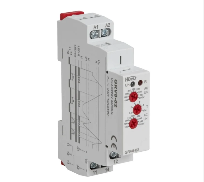 Spot Sale Power Supply Voltage Relay Single-phase 10a Monitoring