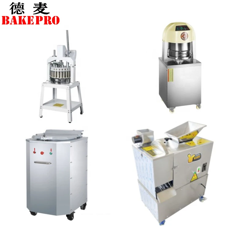 BakePro Dough divider of commercial baguette and loaf bread making machine india dough divider and rounder machine