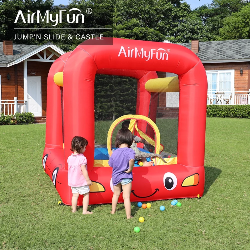 Дешевый мини-надувной прыгающий домик для детей, коммерческий батут, маленький надувной автомобиль, Китай