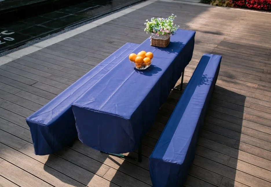 Biertischhusse Beer Garden Tent Cover Set 3 Pieces elegant stretch covers for beer table 50-70 x 220 beer benches