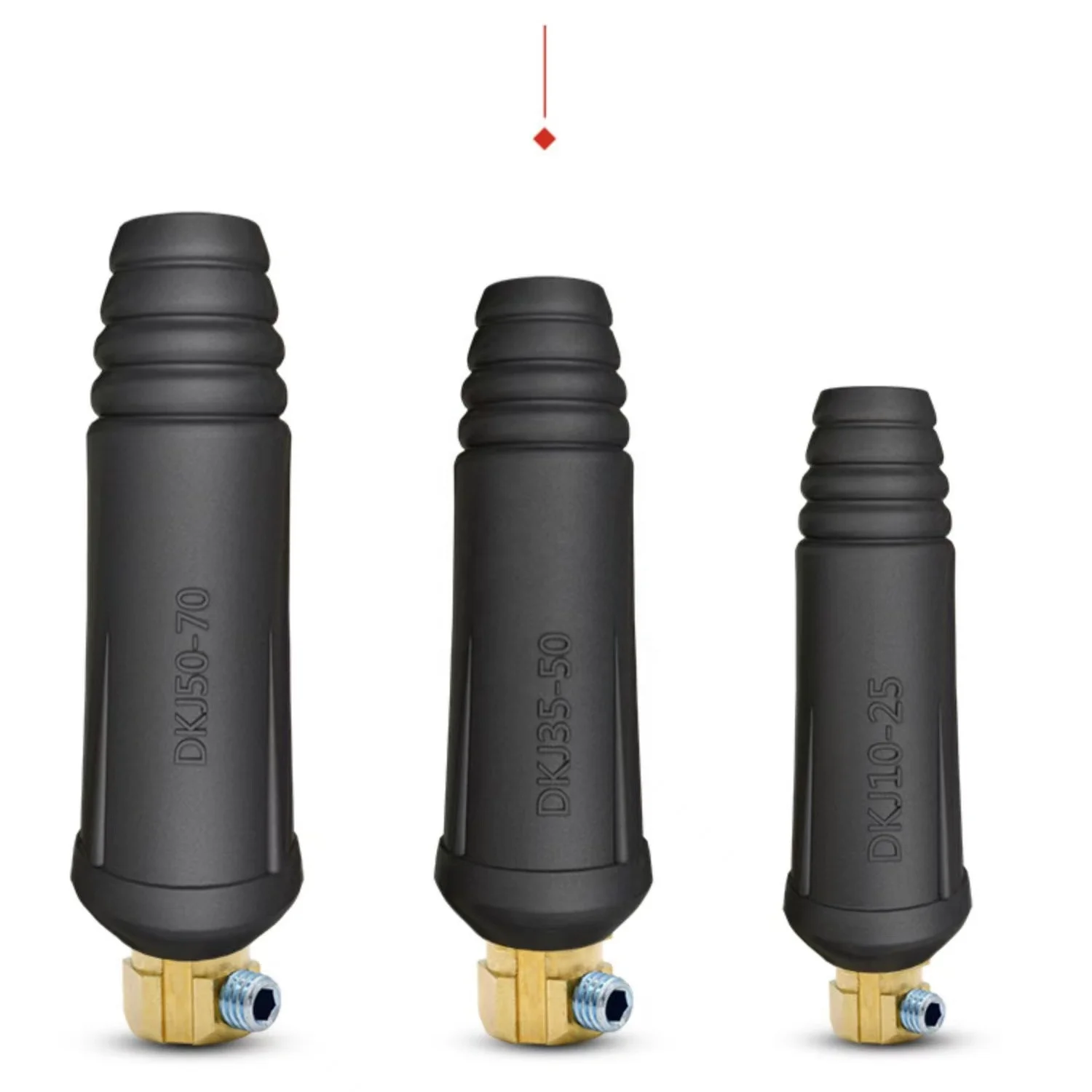 Welding Cable Connector10-25 35-50 50-70 70-95 Cable Joint Male Female Welding Connector Socket Plug Connectors Types