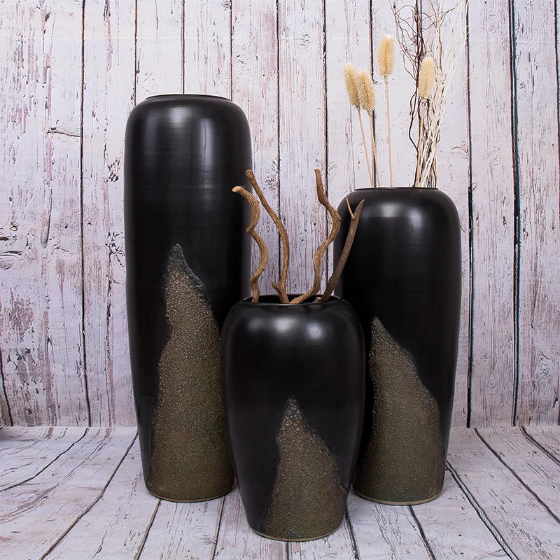 ancient large decorative ceramic floor vase for decor