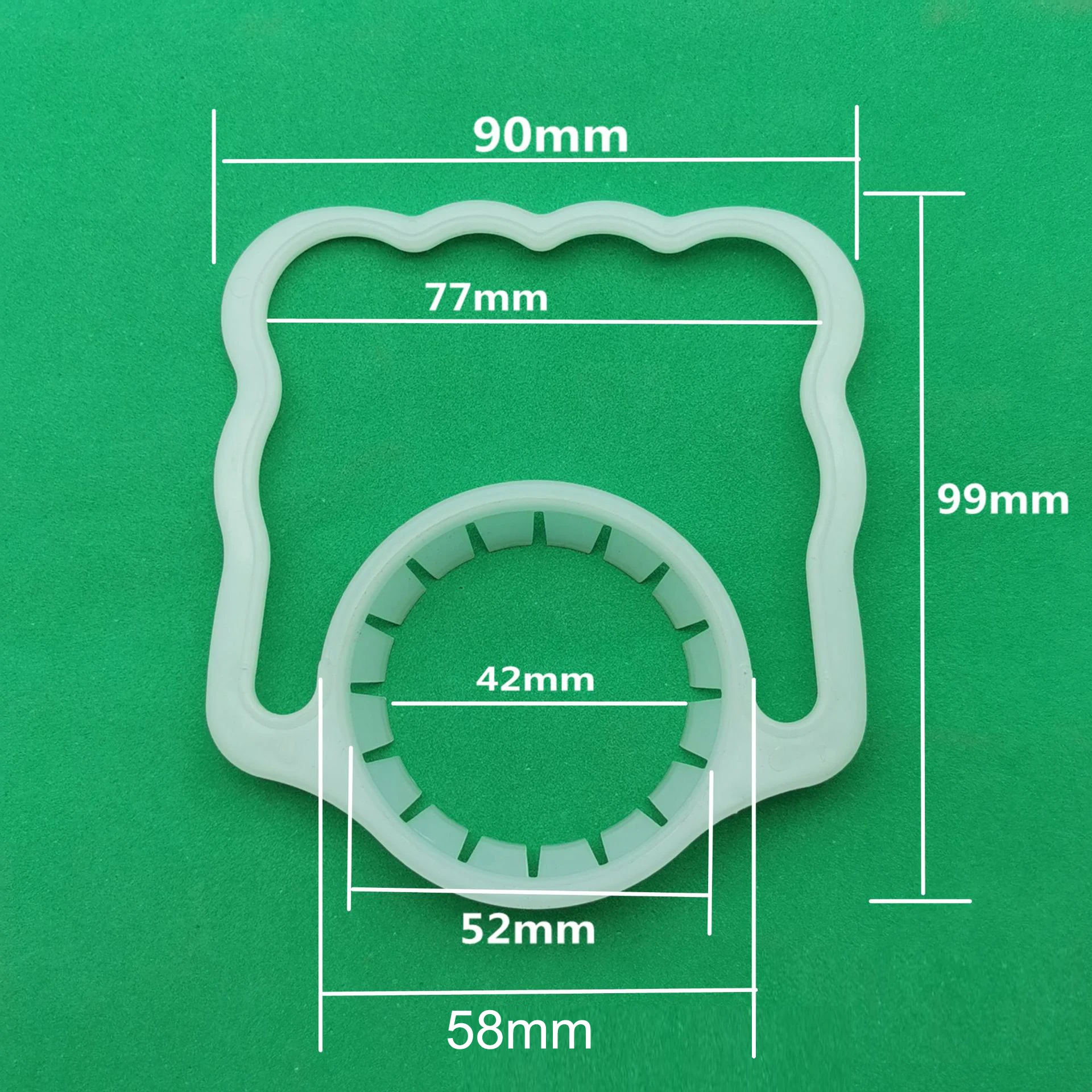 42mm caliber mineral water bucket plastic handle and beverage bottle handle