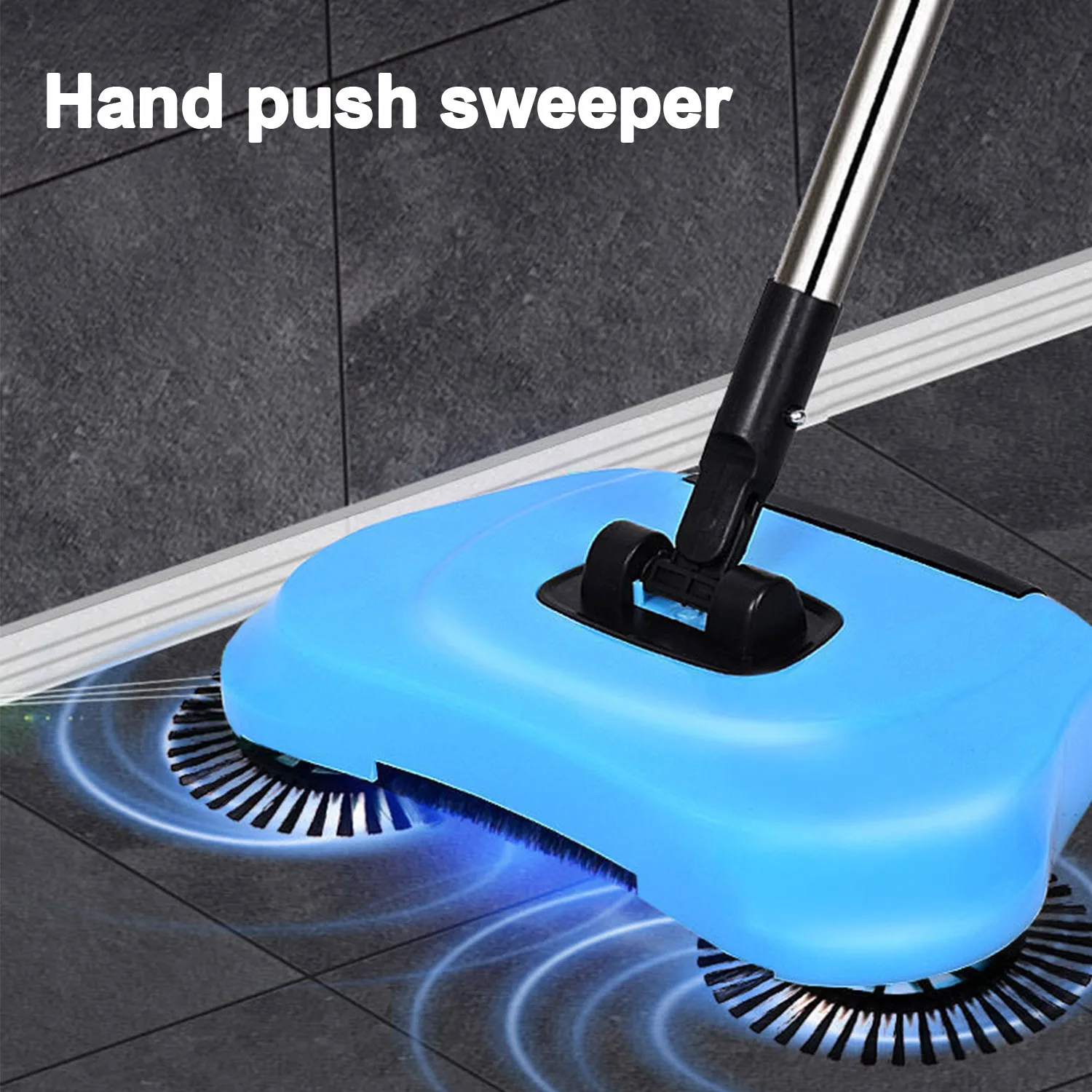 Household Bathroom cleaning lazy Flat Telescopic 360 Floor Mop Sponge Mop Cleaning Mop with Stainless Steel Stick