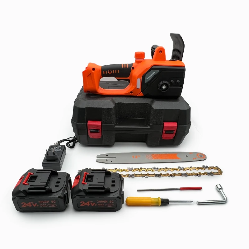 New high power 12 inch lithium electric chainsaw wood cutting machine wholesale factory direct sales