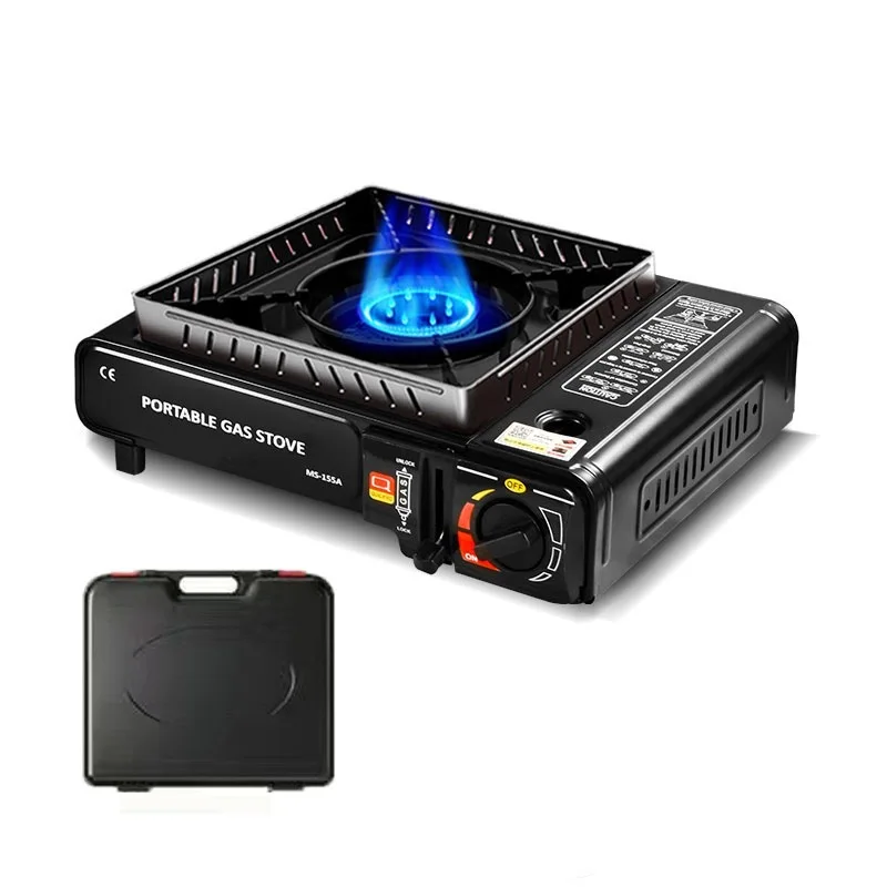Outdoor Mini Camping Portable BBQ Kitchen Picnic Cooker Butane Travel Cassette Gas Stove