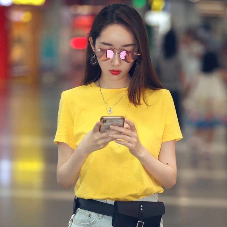 New Design Red Bullet Heart Shape Polarized Lens Sunglasses Women Gothic Cute Shades UV400 Vintage Glasses 2024