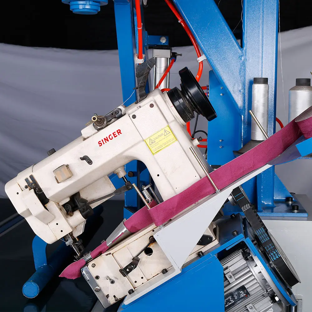 Автоматическая линия по производству матрасов, ленточная кромка, машина для закрытия матрасов