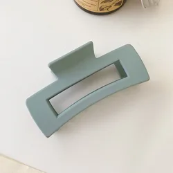 2022 new Korean ins square hairpin female back clip Korean temperament large bath dish hair shark clip hair accessories