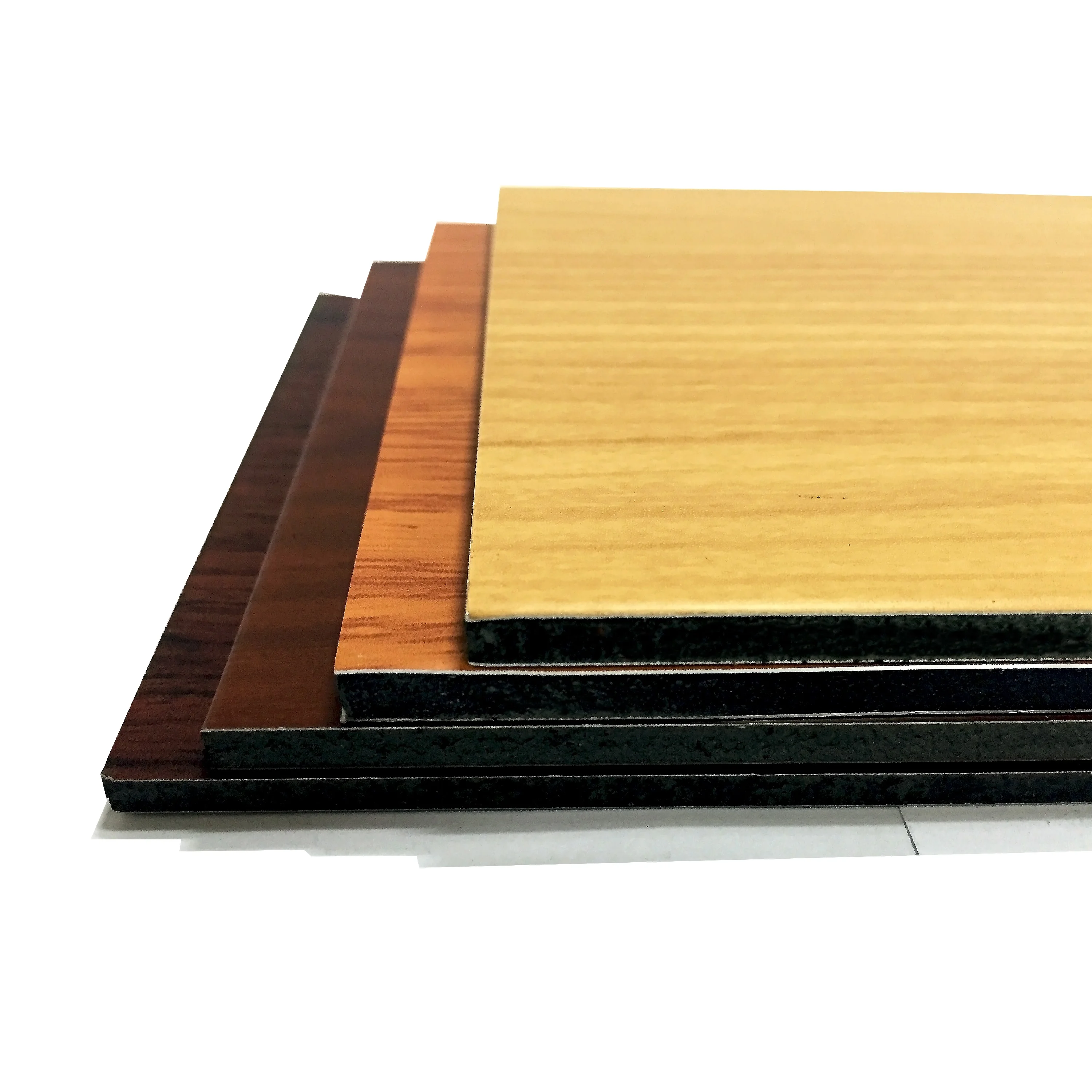 wood plastic composite wall panel 3mm 4mm pe pvdf coating acp decoration wall panel