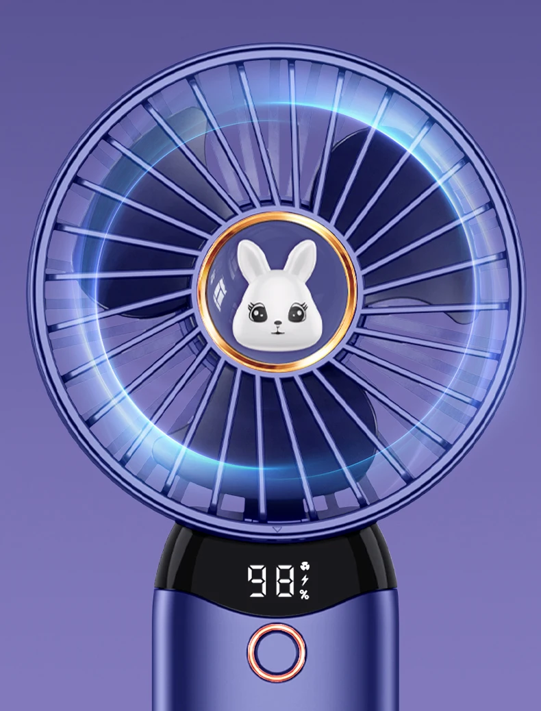 small fan mini Portable mini hand fan Cool Small Usb Rechargeable Desk Fan With Built-in Battery