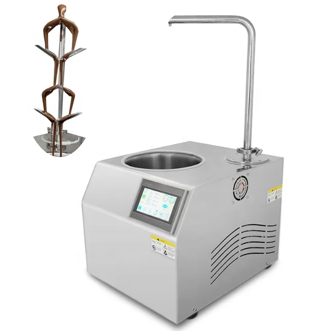 Chocolate tempering fountain chocolate dispenser tempering making machine chocolate melting spread machine
