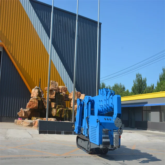 Factory direct sales 1.2-8 Tons Foldable Mini Spider Crane Crawler Type Spider Crane can used for indoor