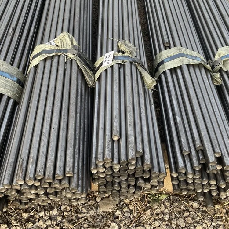 Black Carbon Steel Iron Bar 2023 Hot Selling a36 q195 q235b Round Rod Construction Concrete Iron Solid Bar
