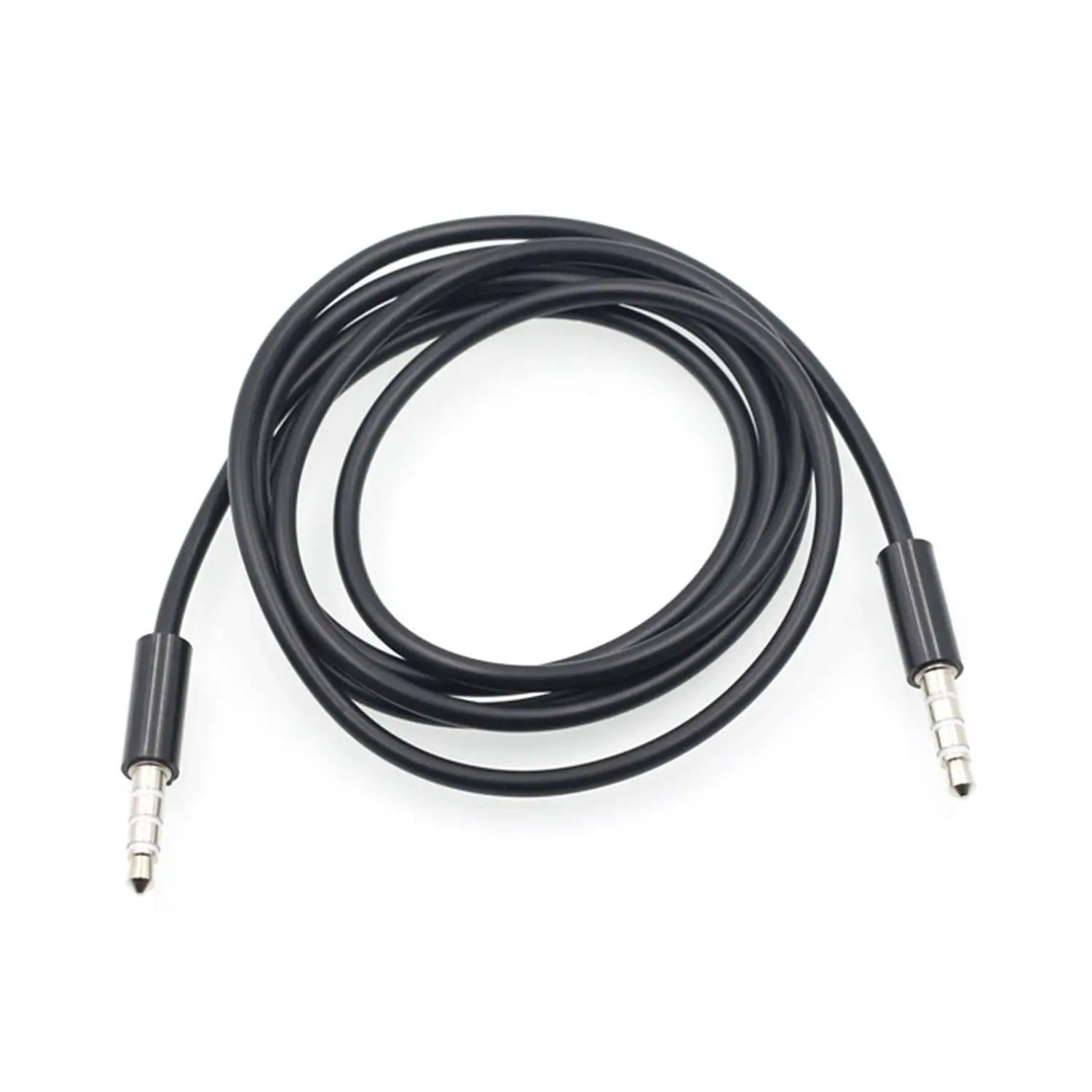 
black 3.5mm Jack Male to Male Audio Stereo Plug AUX Cable for iPhone MP3 Speaker 
