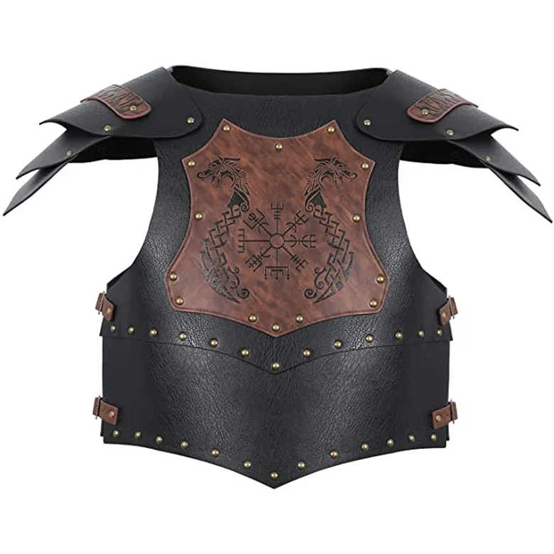 Leather Armor Armor Medieval Viking Style Halloween Cosplay Larp Costume