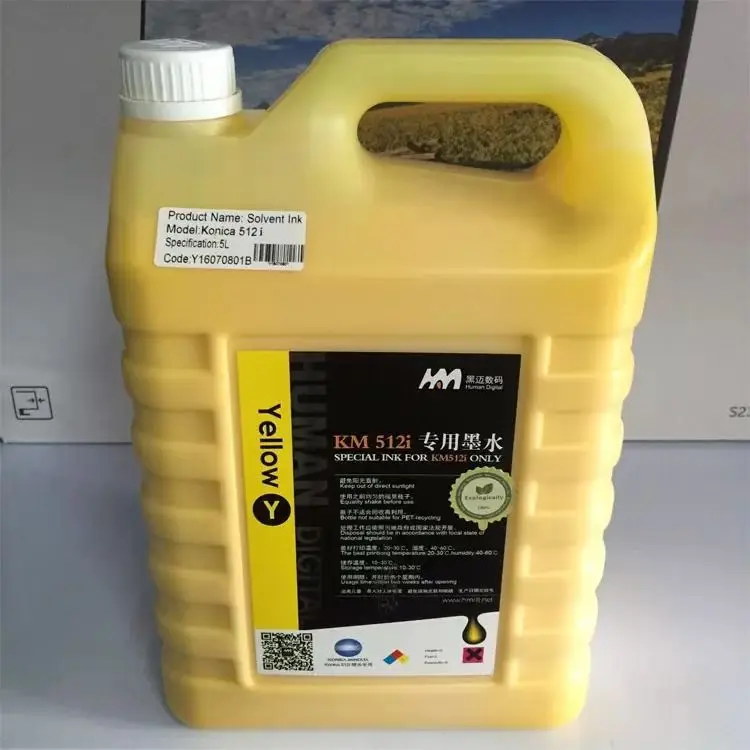 Original human konica 512i-30pl solvent printer ink