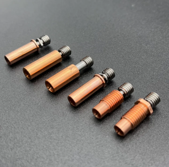 YouQi модернизированная биметаллическая Тепловая медная титановая горла TC4 для 3D-принтера