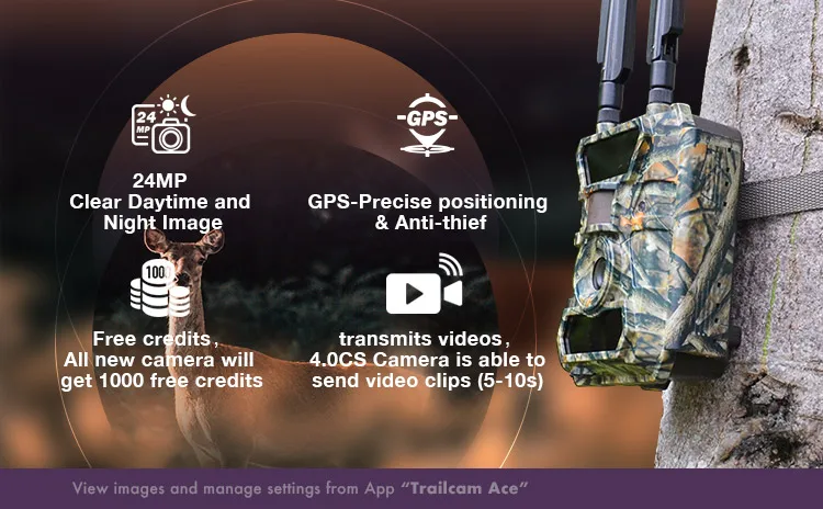 1080P full HD 2.6C night vision hunting camera support cellphone remote control IP54 waterproof