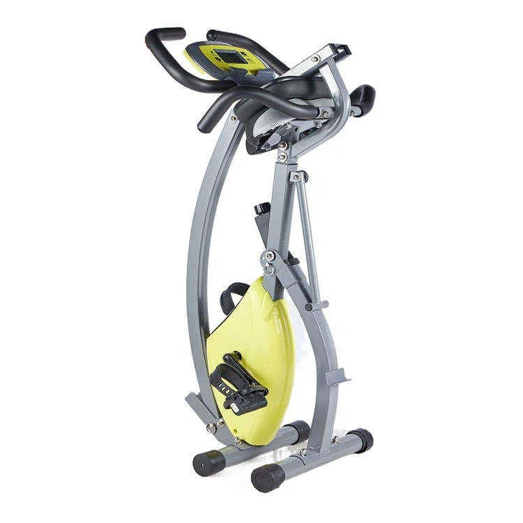 Factory High Quality X Bike Portable Manual Folding Exercise Vertical Bike For Sale