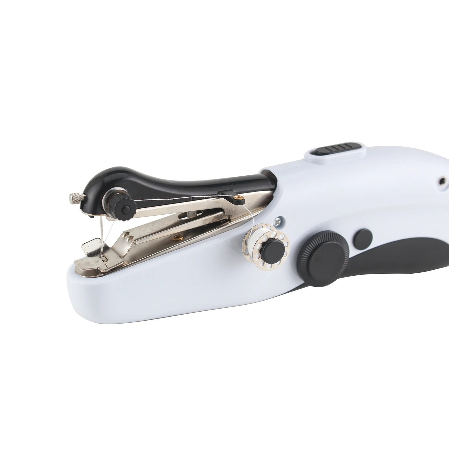 Новый дизайн ZDML-5 Милые Портативный с прямым козырьком с нашивкой; Удобный стежка инструмент ручной швейной машины