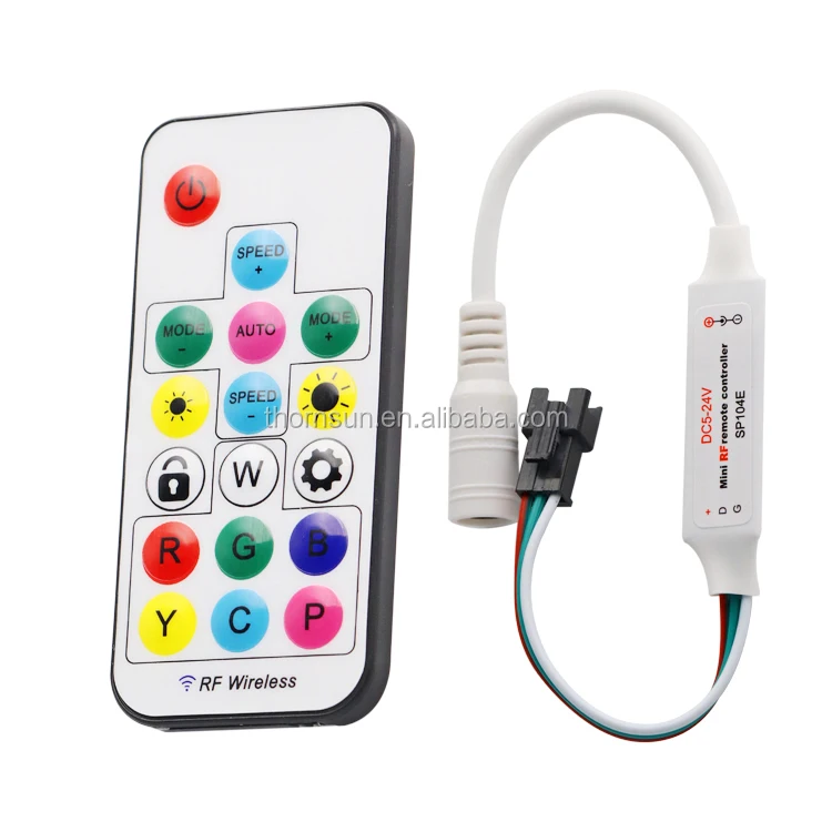 digital wireless led strip lights controller sp104e