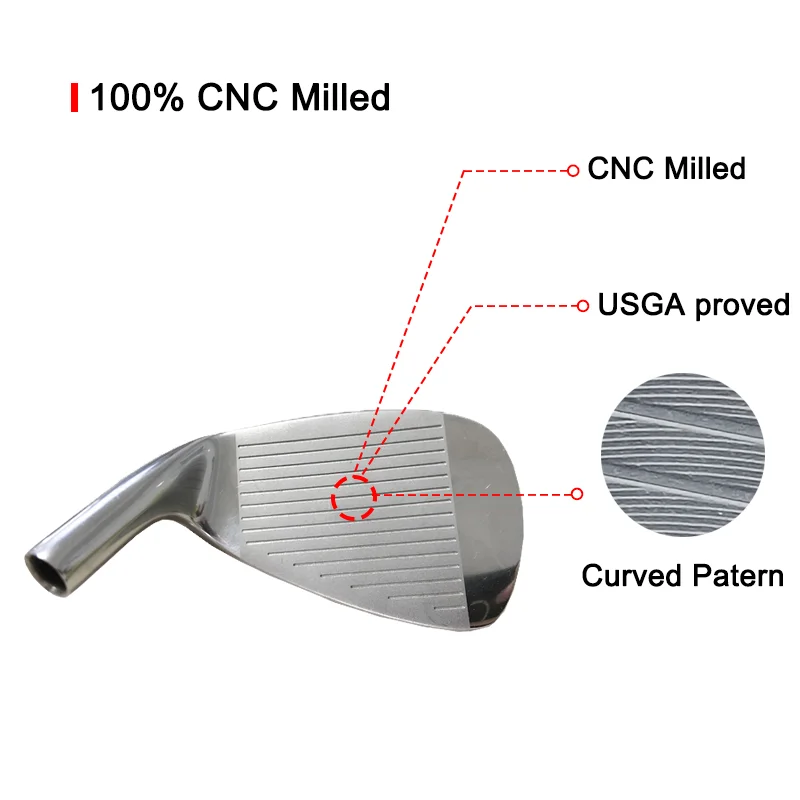 Пользовательская углеродистая сталь одобрено USGA полностью CNC утюжки для
