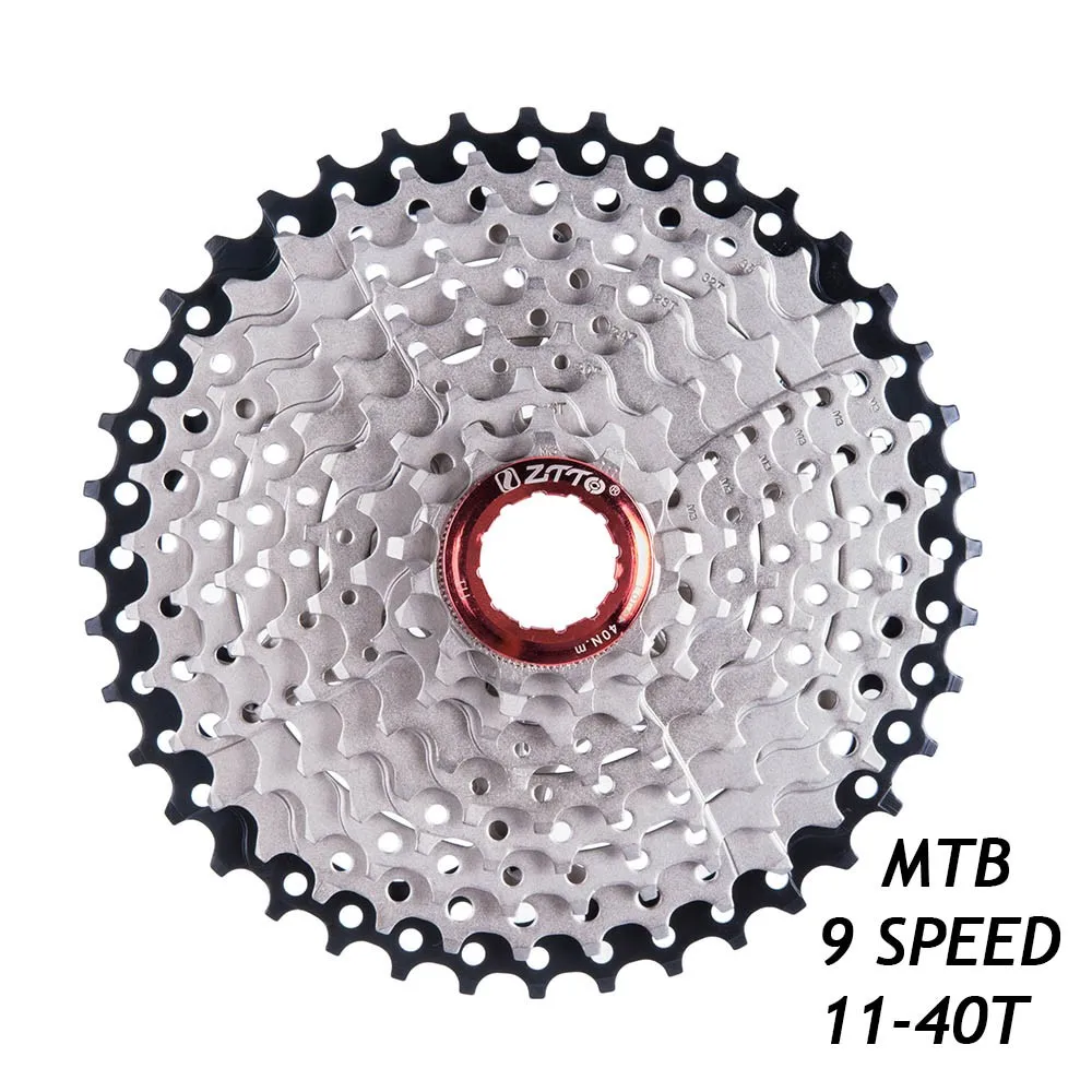 
Bicycle Cassette 9Speed 11-40T Wide Ratio for parts Hub Mountain Bike Freewheel 