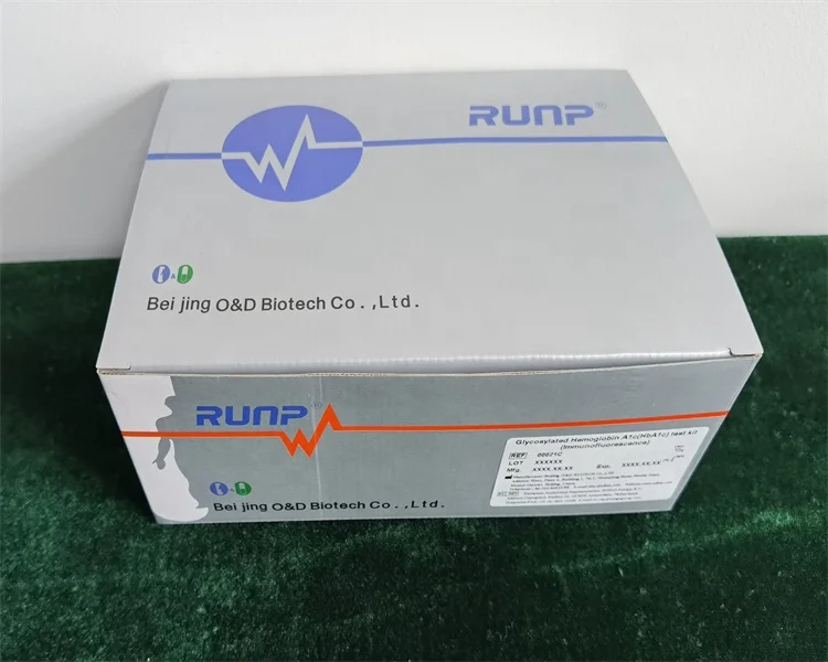 
High Quality & Accuracy HbA1c (Glycosylated Hemoglobin A1c) Antigen Blood Type Test Kit 