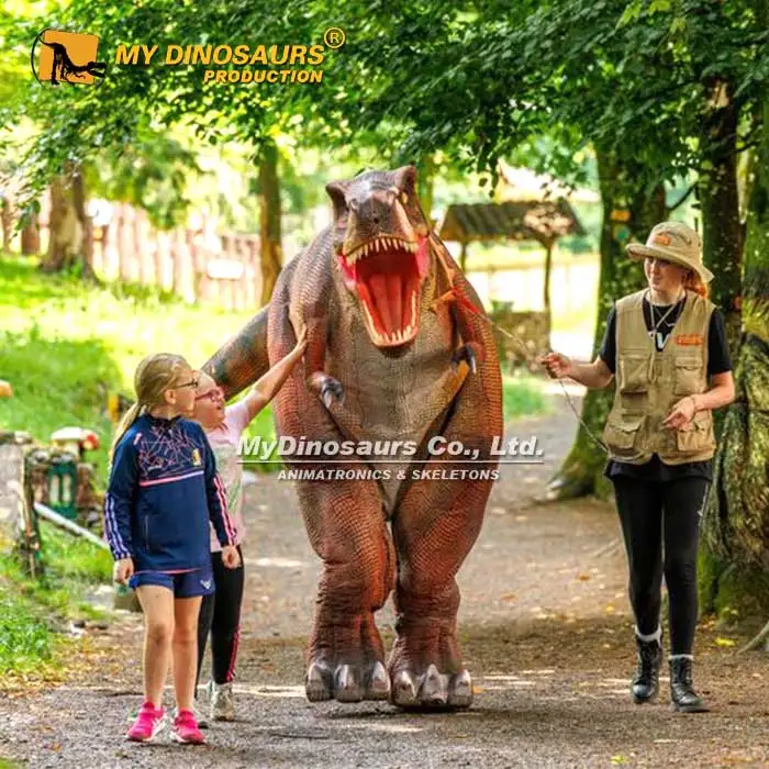 MY DINO GR1023 Costume Wearable Adult Walking Life Size Dinosaur Trex Costume Lifelike Hidden Leg