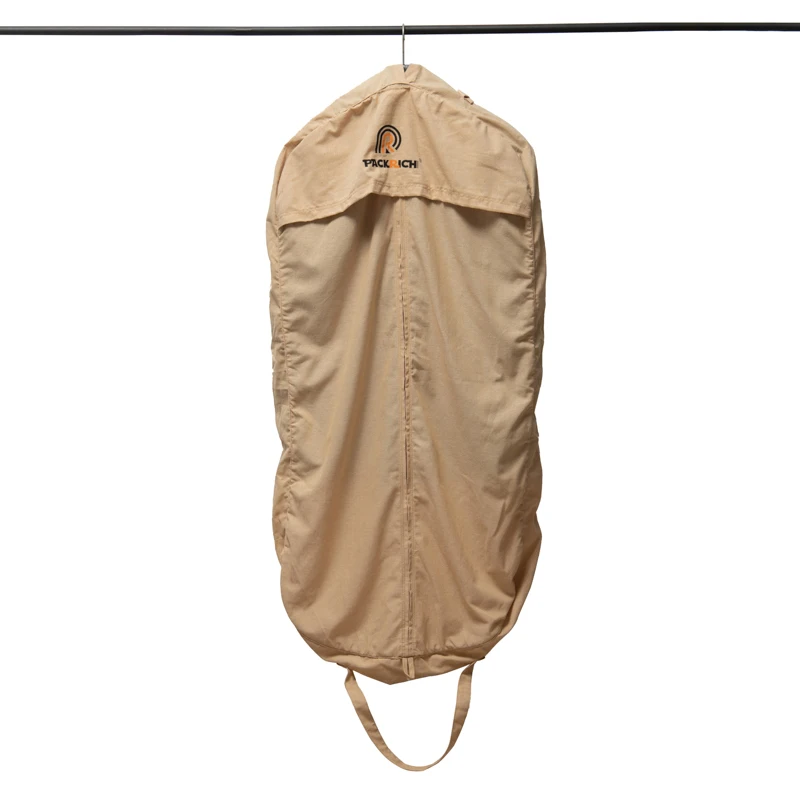 Custom Luxury Pure Color Cloth Dustproof cover  Yan Dyed Cotton Garment Bag