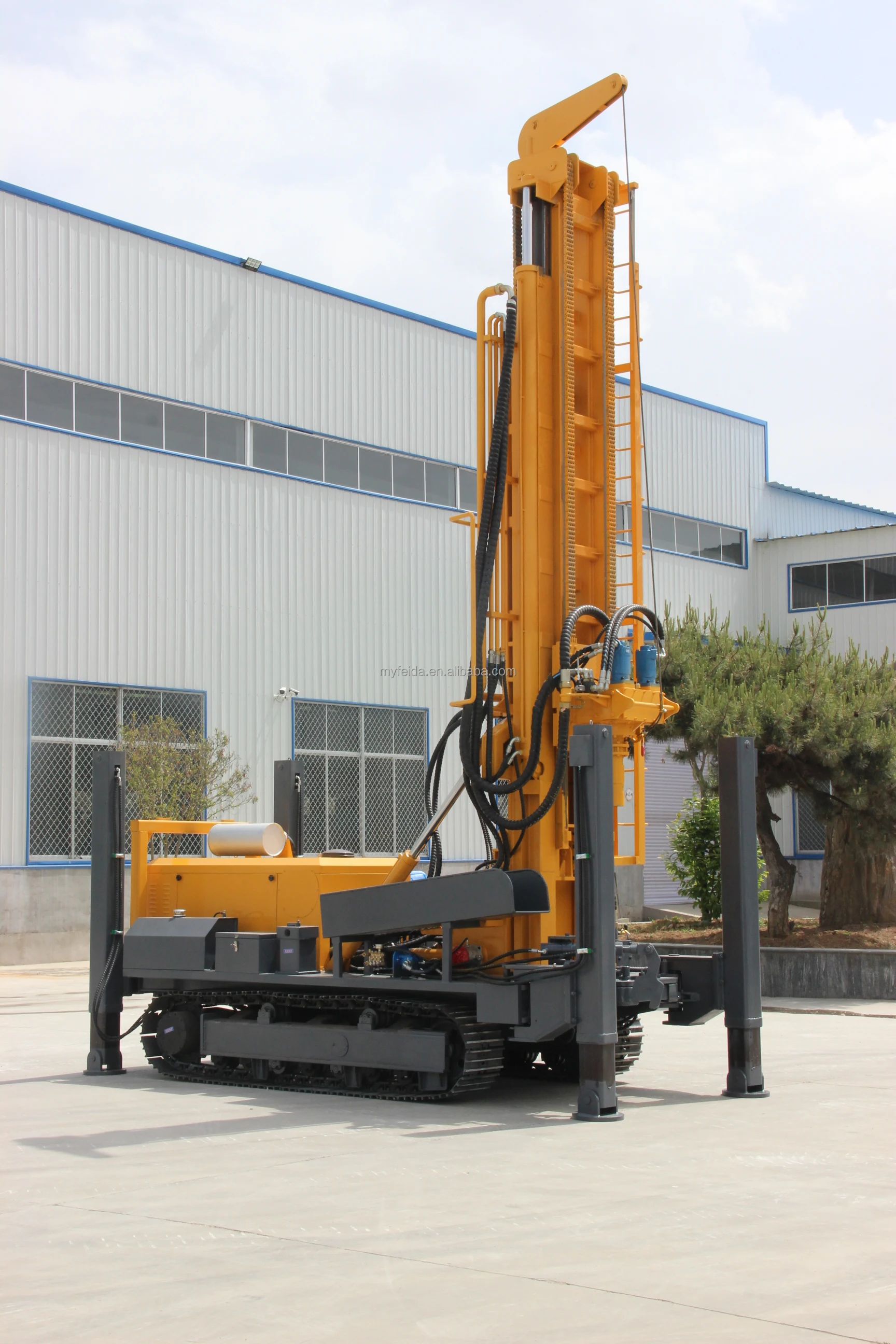 Own Brand 300m water well drilling rig 1.5m2m3m6m drilling rod DTH drilling rig machine With High Popularity