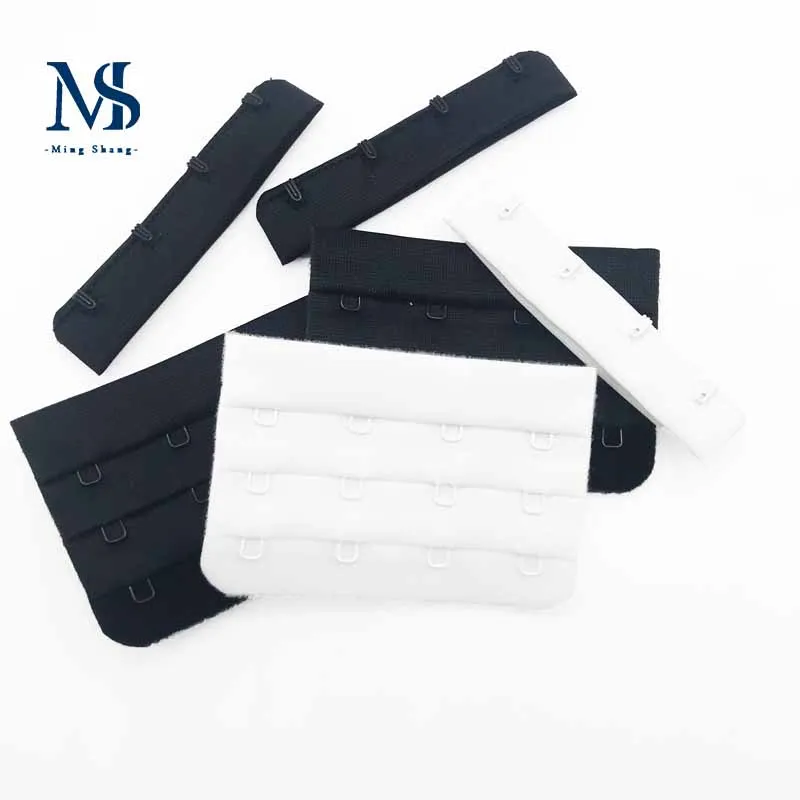 Custom Size DTM Color Hook and Eye Tape Lingerie Nylon 3 Rows   4 Hooks  Bra  Fastener  Underwear Buckle