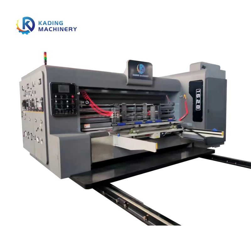Automatic Feeding Carton Box Packing Corrugated Cardboard Flexographic Multi-color Printing Slotting Die-cutting Machinery