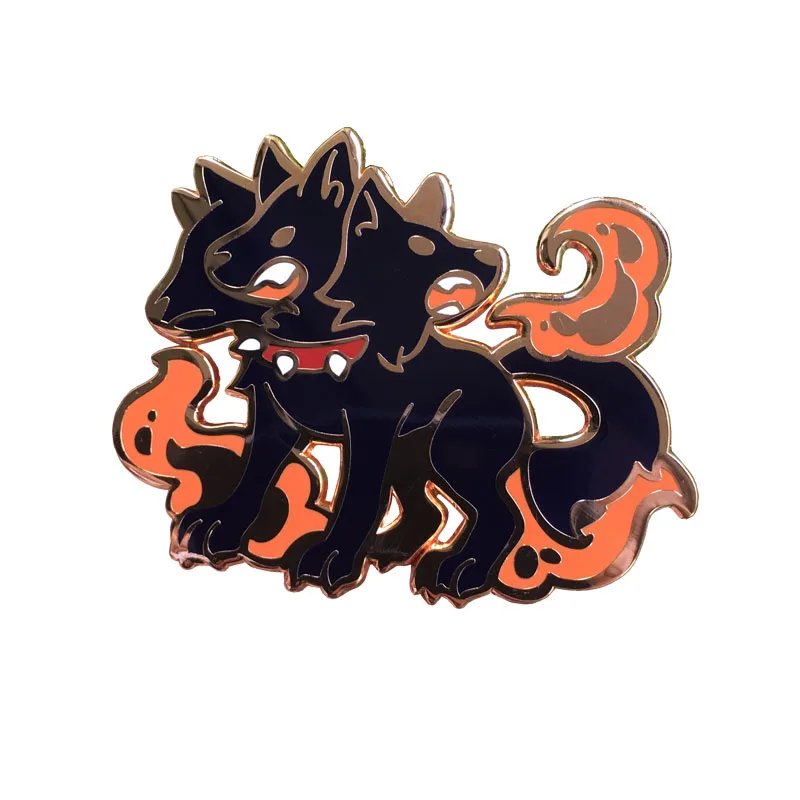 
Hot Sale Custom Design Metal Rose Gold Hard Enamel Lapel Pin 