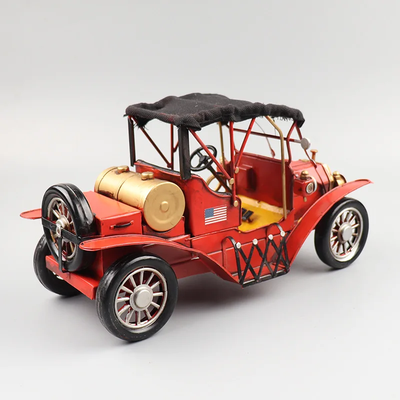 American Ford classic open-top car shopping mall ornaments toys classic car model vintage toy car model 1:18