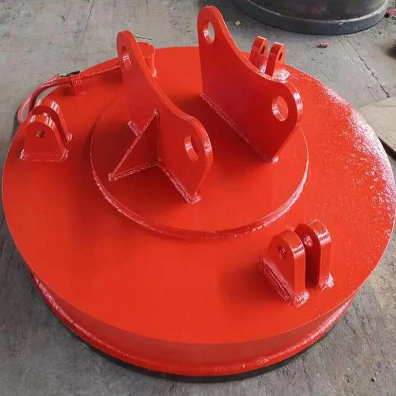 500Kg Lifting Magnet Suppliers Manufacturing Hydraulic Magnet 200Kg 1000Kg Ton 24 Volt Scrap Steel Plate Lifting Electromagnets