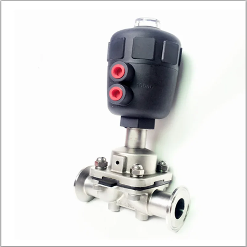 China Sanitary Pneumatic Clamped Diaphragm Valve