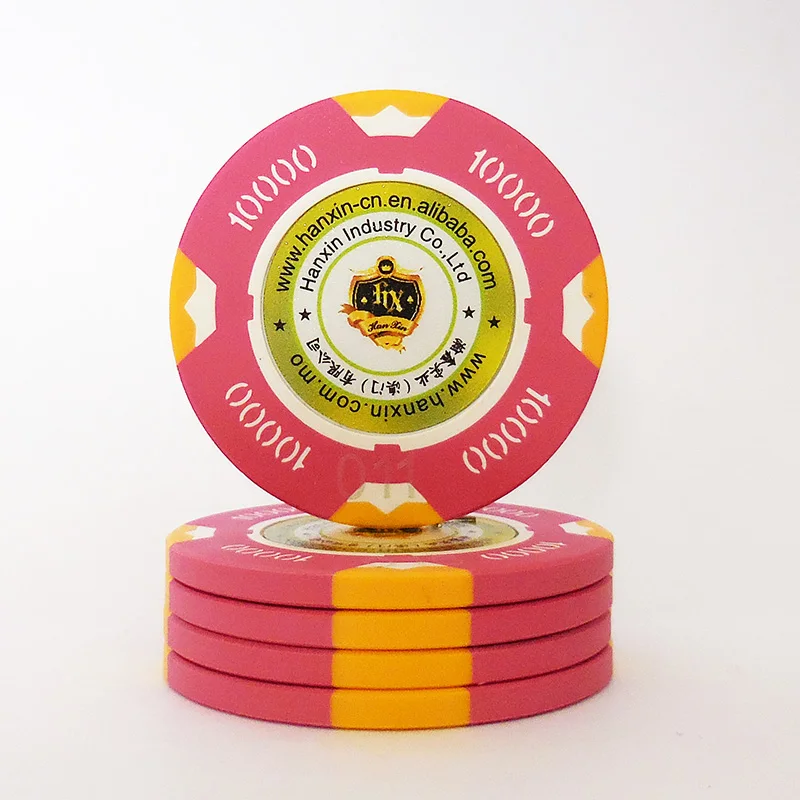 Baccarat Chips Nylon rfid Poker Chips Custom Logo
