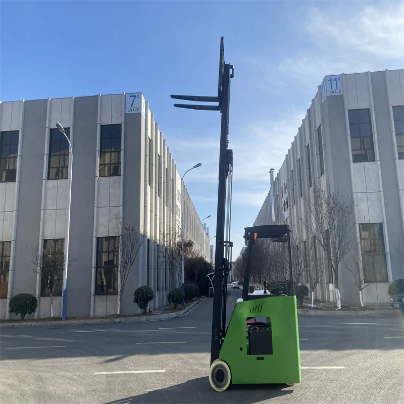 3 Wheel Counterbalance Stacker 2T Electric Stacker Forklift 6m 3 Wheel Electric Forklift