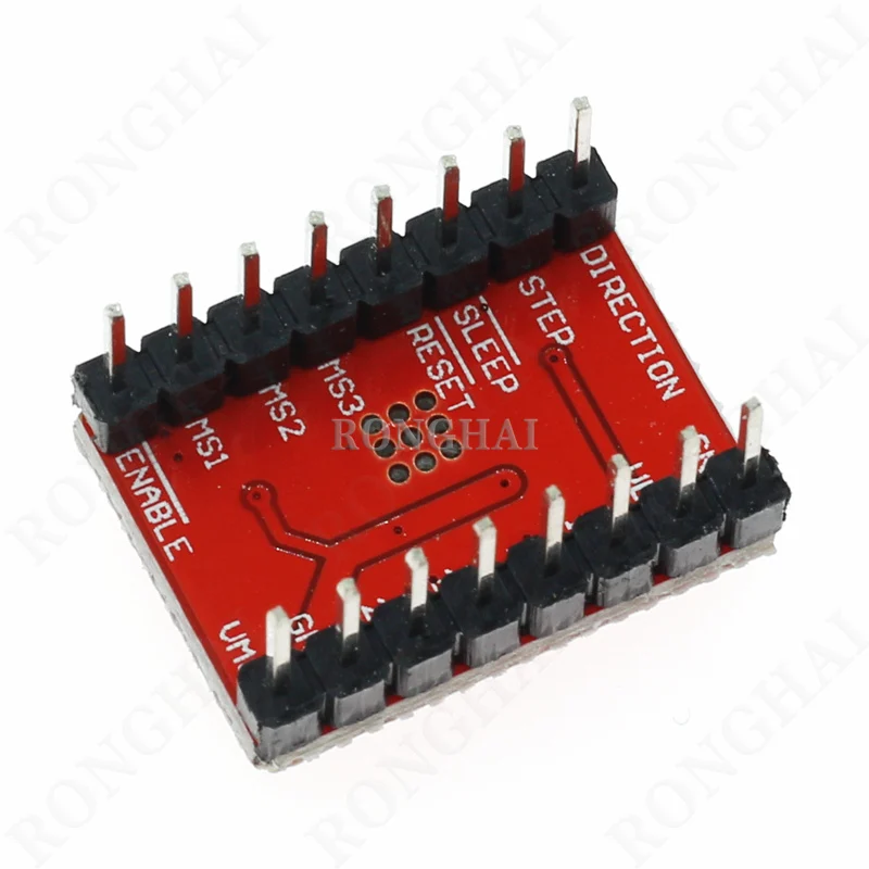 StepStick Stepper Motor Driver A4988 with Heat Sink for Reprap 3D Printer Part Red Green PCB Heatsink Stepper Motor Driver A4988