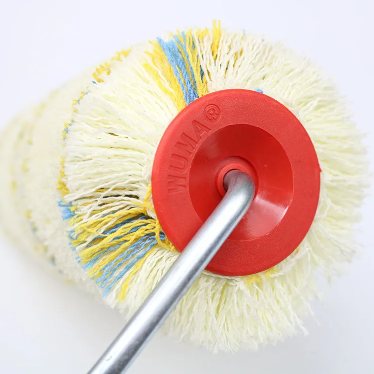 
6 Inches Paint Roller Brush Practical Multifunctional Decorative Paint Roller Brush Household Use Wall Brushes 